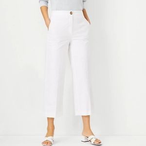 The Tall Eyelet Wide Leg Crop Pant